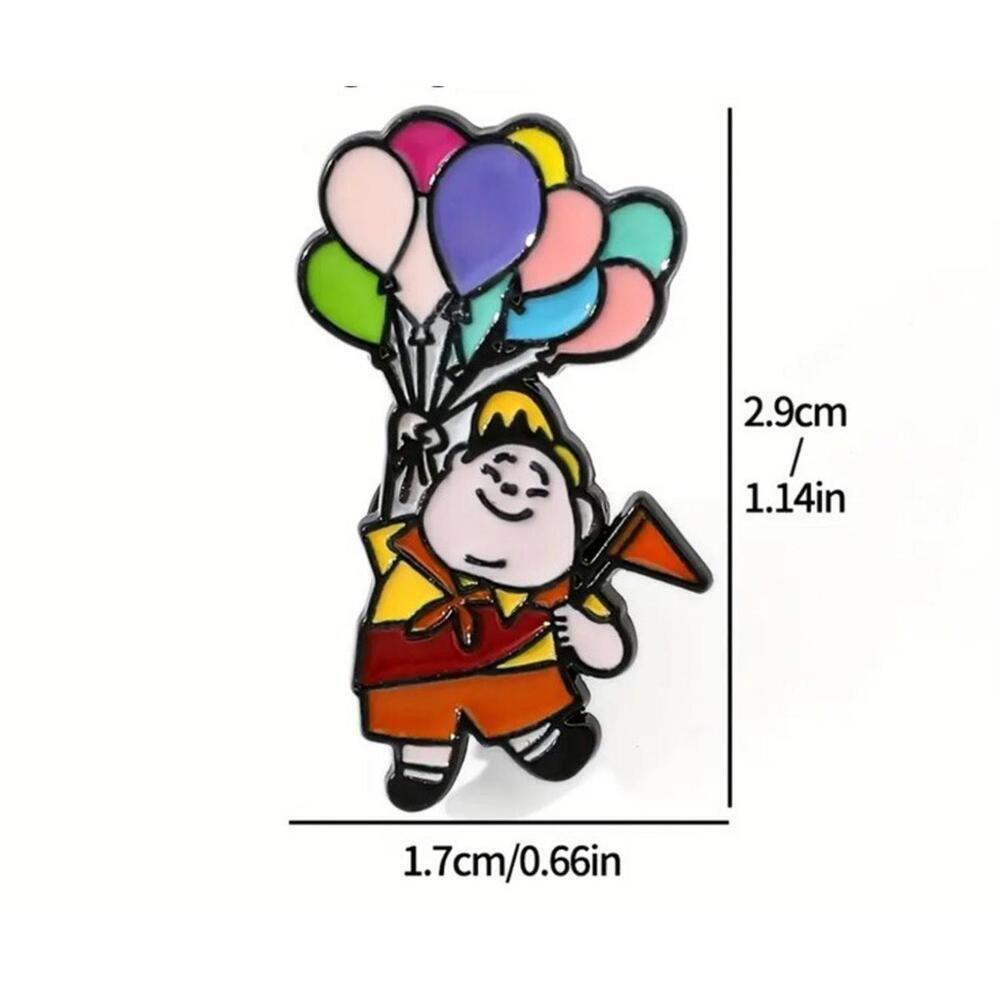 Fantasy Pin - Up, Russell With Balloons, Cute Boy Scout Character LAST ONE - Picture 2 of 2